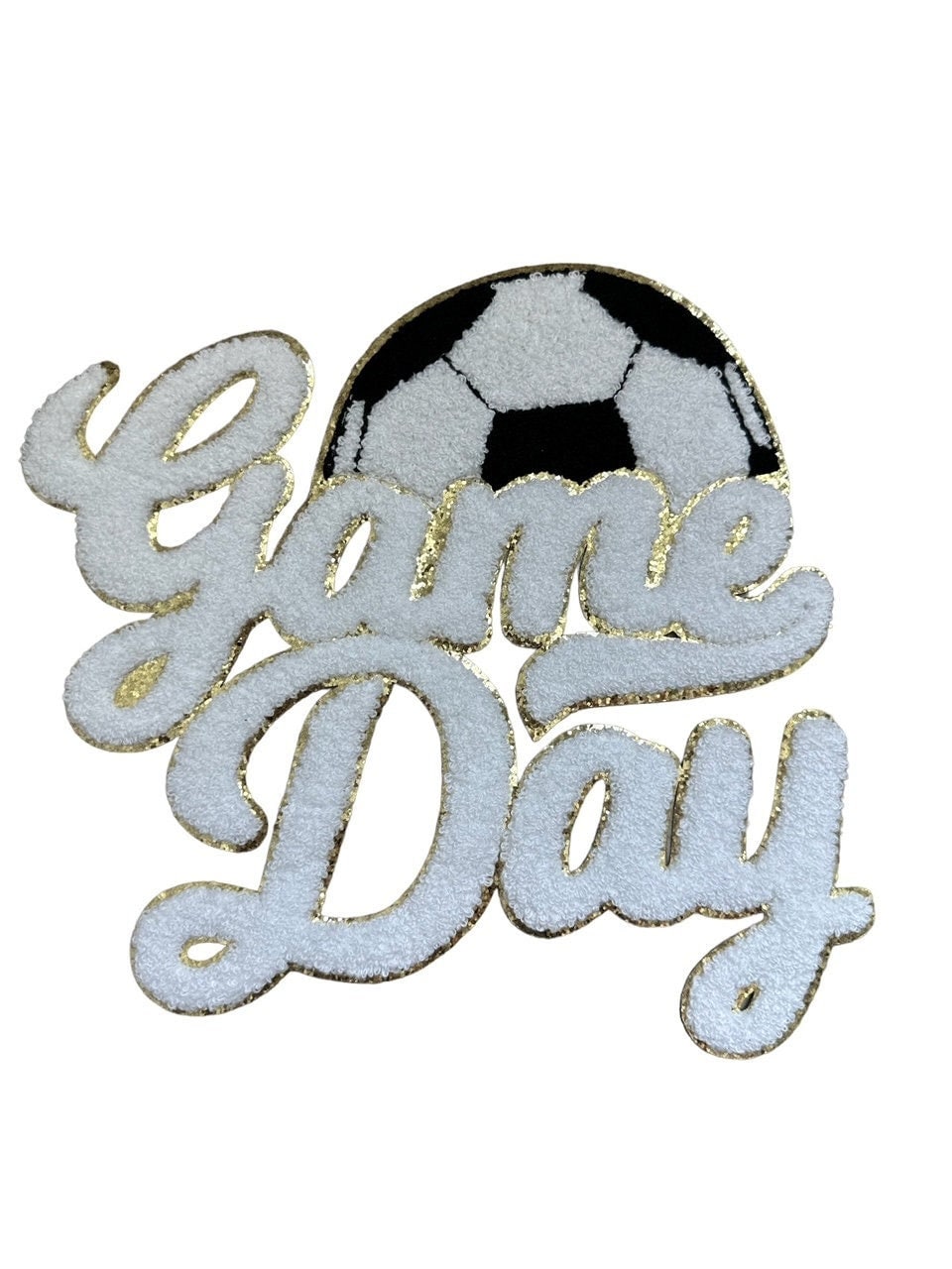 Soccer Game Day Chenille Patch